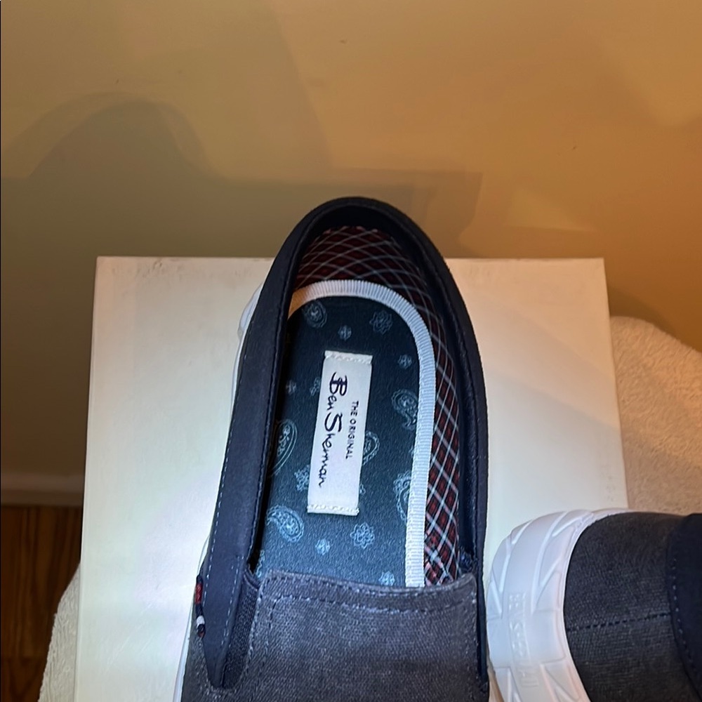 NIB Ben Sherman Men's Navy Percy Slip-On Loafers - Picture 4 of 9